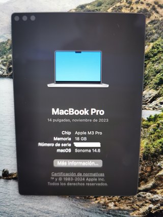 MacBook Pro 14 M3 Pro 18 GB RAM 512 GB SSD