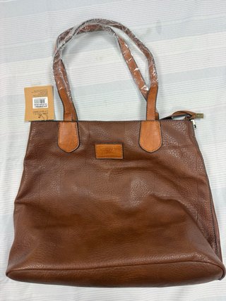 Bolso shopper SARA marrón nuevo con etiqueta