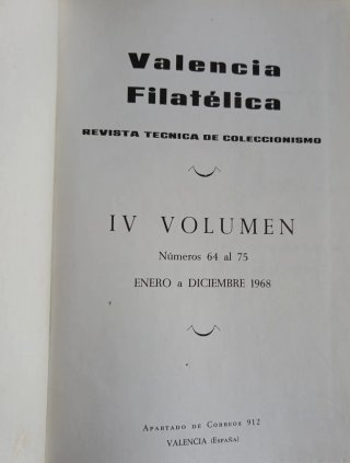 Colección Correo Filatélico y Valencia Filatélica