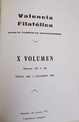 Colección Correo Filatélico y Valencia Filatélica