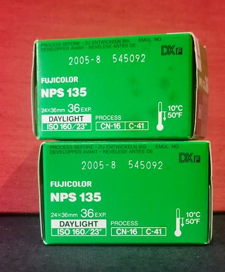 2 Carretes Fujifilm NPS 160 Professional 36 Exp