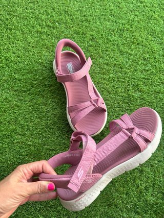 Skechers Go Walk Flex Sandalias Rosas