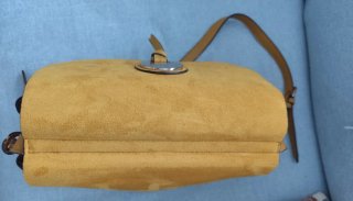 Bolso mostaza doble compartimento