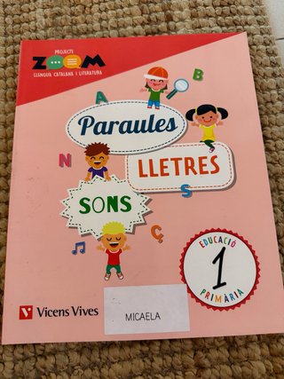 Paraules, lletres, sons, 1 Educació Primària ll...
