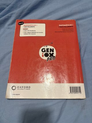 Matemáticas I 1 Bachillerato : Geniox