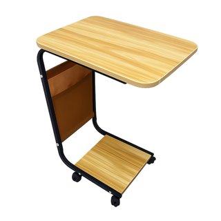 Mesa Auxiliar Sofá Cama con Ruedas y Bolsillo.
