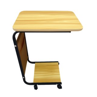 Mesa Auxiliar Sofá Cama con Ruedas y Bolsillo.