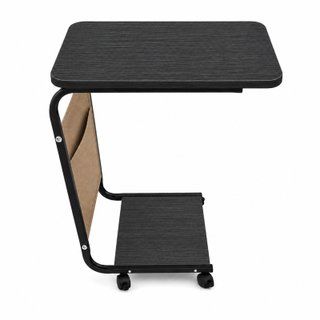 Mesa Auxiliar Sofá Cama con Ruedas y Bolsillo.