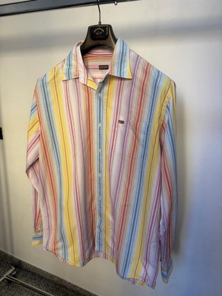 Camicia Napapijri righe multicolore