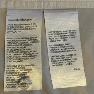Camisa Calvin Klein Blanca Manga Corta