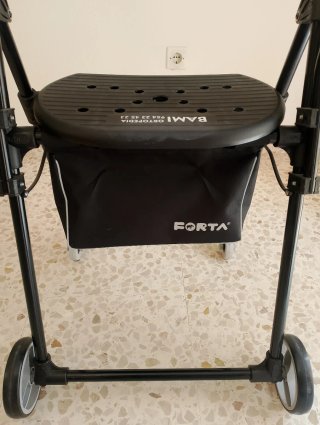 Andador Bami Forta con asiento y bolsa