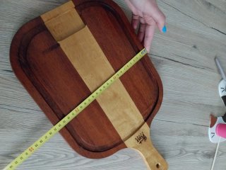 Tagliere Tramontina in legno con scanalatura