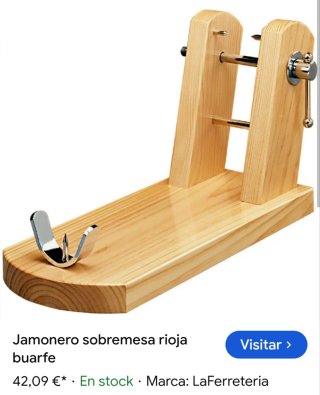 Jamonero profesional acabado Natural