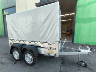 Remolque cerrado 2.30x1.30x1.50m con toldo mixto