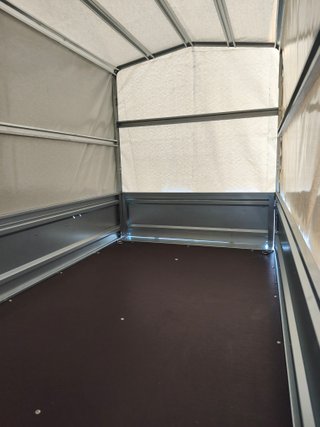 Remolque cerrado 2.30x1.30x1.50m con toldo mixto