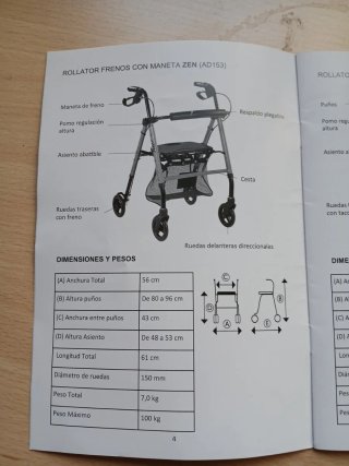 Andador Rollator ZEN AD 153