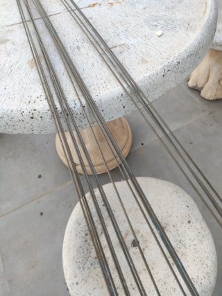 Lote 16 varillas bronce 3.5mm x 3m