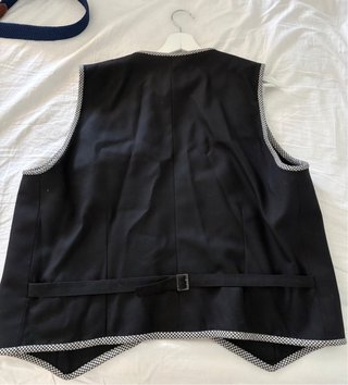 Chaleco Chulapo Castizo Hombre Negro