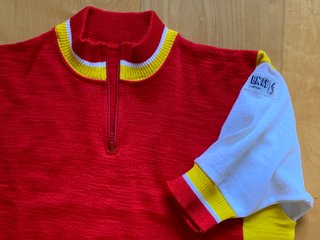 Maglia Ciclismo Vintage Misto Lana ANNI '70/80