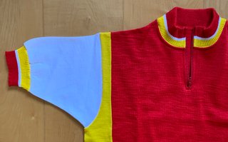 Maglia Ciclismo Vintage Misto Lana ANNI '70/80