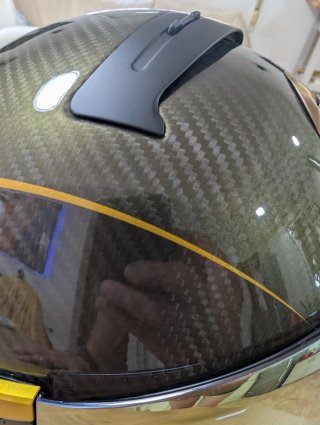 Casco Scorpion Carbono Moto Trail/Café Racer Nuevo