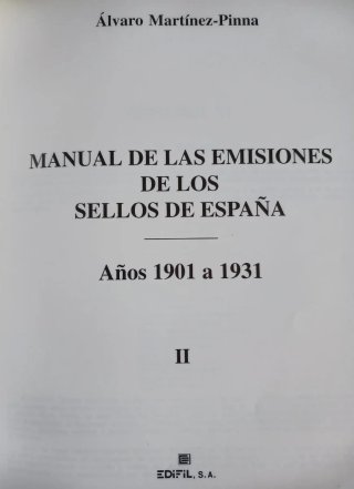 Manual Sellos España 1901-1931 Martínez-Pinna