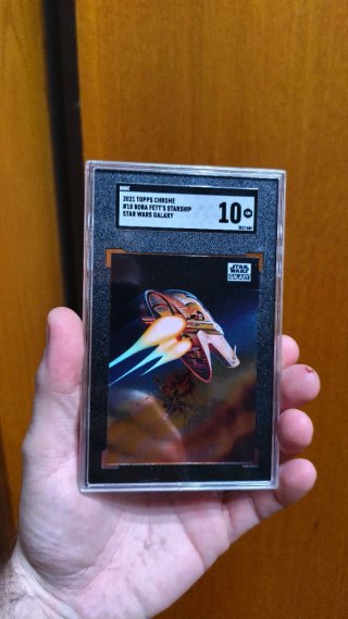 2021 Topps Chrome Star Wars Galaxy #18 sgc 10