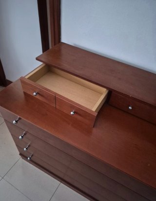 Cómoda de madera 6 cajones más regalo Espejo