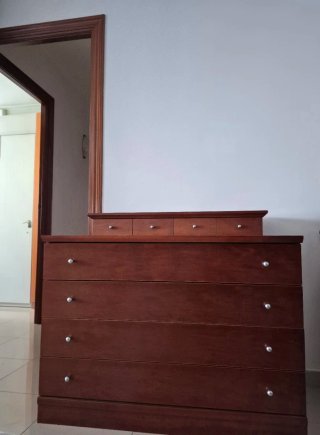Cómoda de madera 6 cajones más regalo Espejo