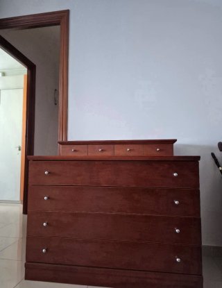 Cómoda de madera 6 cajones más regalo Espejo