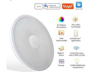 Lámpara LED Inteligente con Altavoz Bluetooth