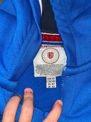 Sudadera Geographical Norway Azul
