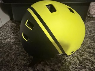Casco bici niño 52-55cm amarillo/negro