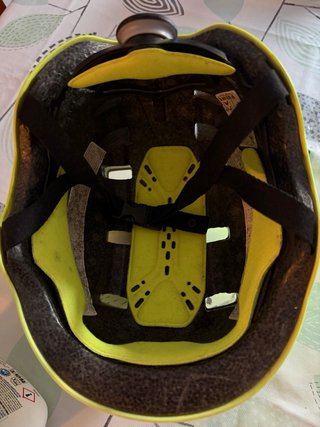 Casco bici niño 52-55cm amarillo/negro