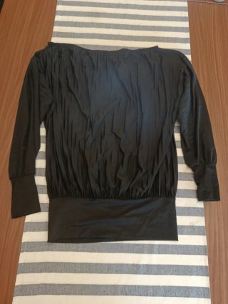 Blusa hombros descubiertos negra Talla M