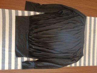 Blusa hombros descubiertos negra Talla M