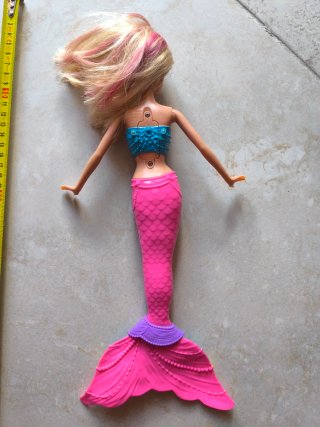 Lotto 4 Barbie Sirena Rara Luminosa