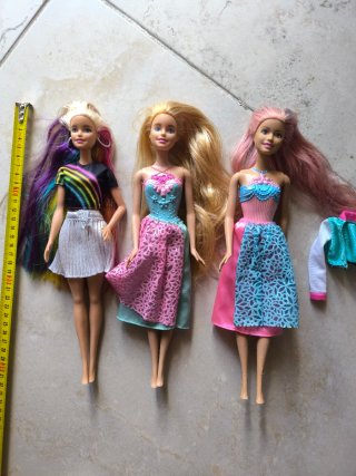Lotto 4 Barbie Sirena Rara Luminosa