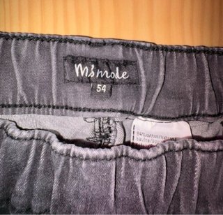 Pantalón vaquero negro talla 54
