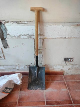 Pala de obra robusta