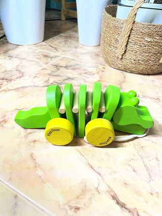 Juguete Cocodrilo Madera Montessori