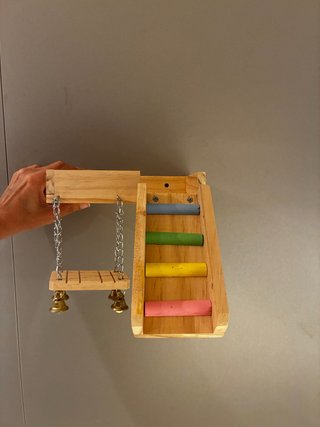 Columpio y Escalera para Hamster