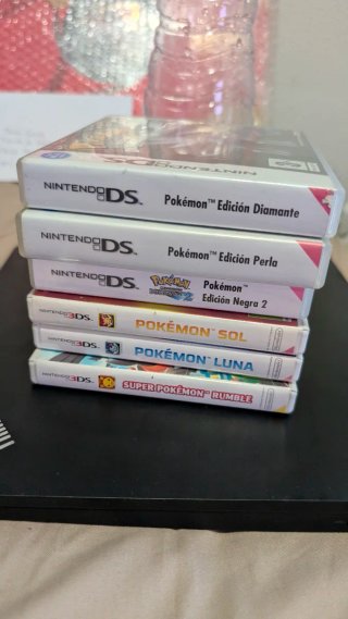 Pack Juegos Pokémon Nintendo DS y 3DS