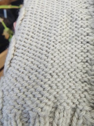 Chaqueta tejida a mano 18-24 meses
