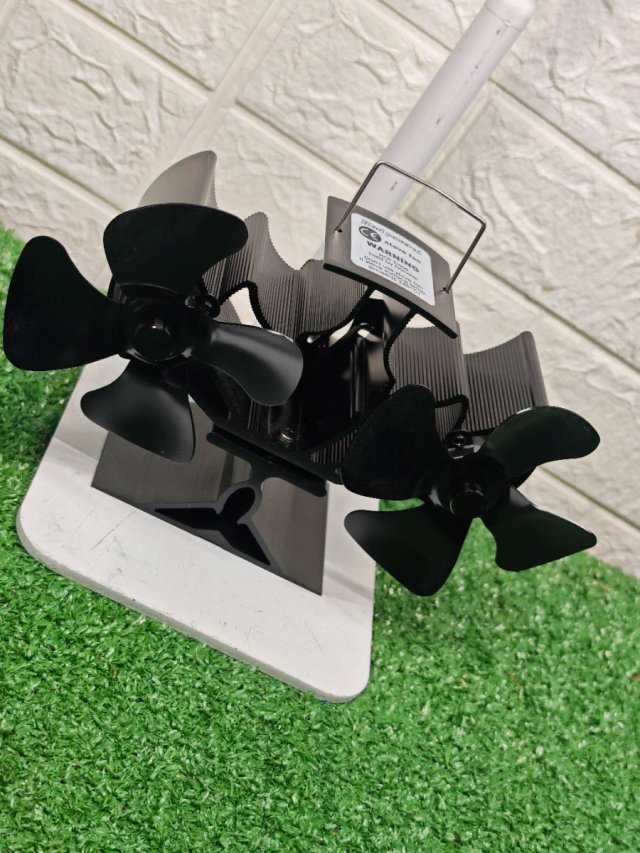 Ventilador Doble Estufa Leña