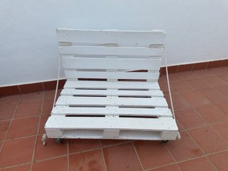 Sillones de Palets Blancos 2 unidades en la manga