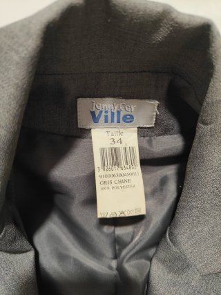 Blazer mujer gris talla 34