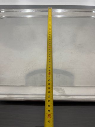 Vassoio Rettangolare Grande Acciaio Inox Stil