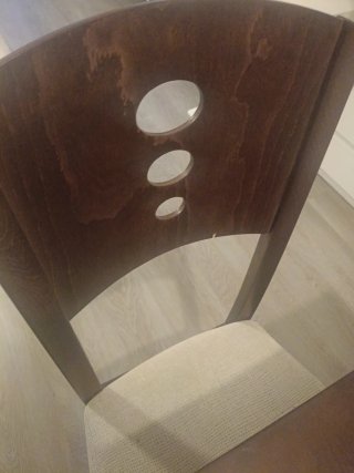 Mesa de comedor con 6 sillas y mesita de centro