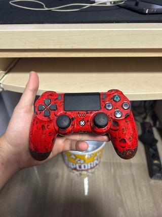 Mando PS4 Personalizado Rojo